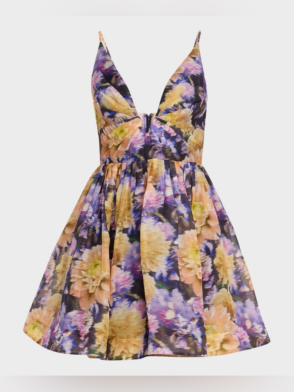 Zimmermann Luna V neck mini dress